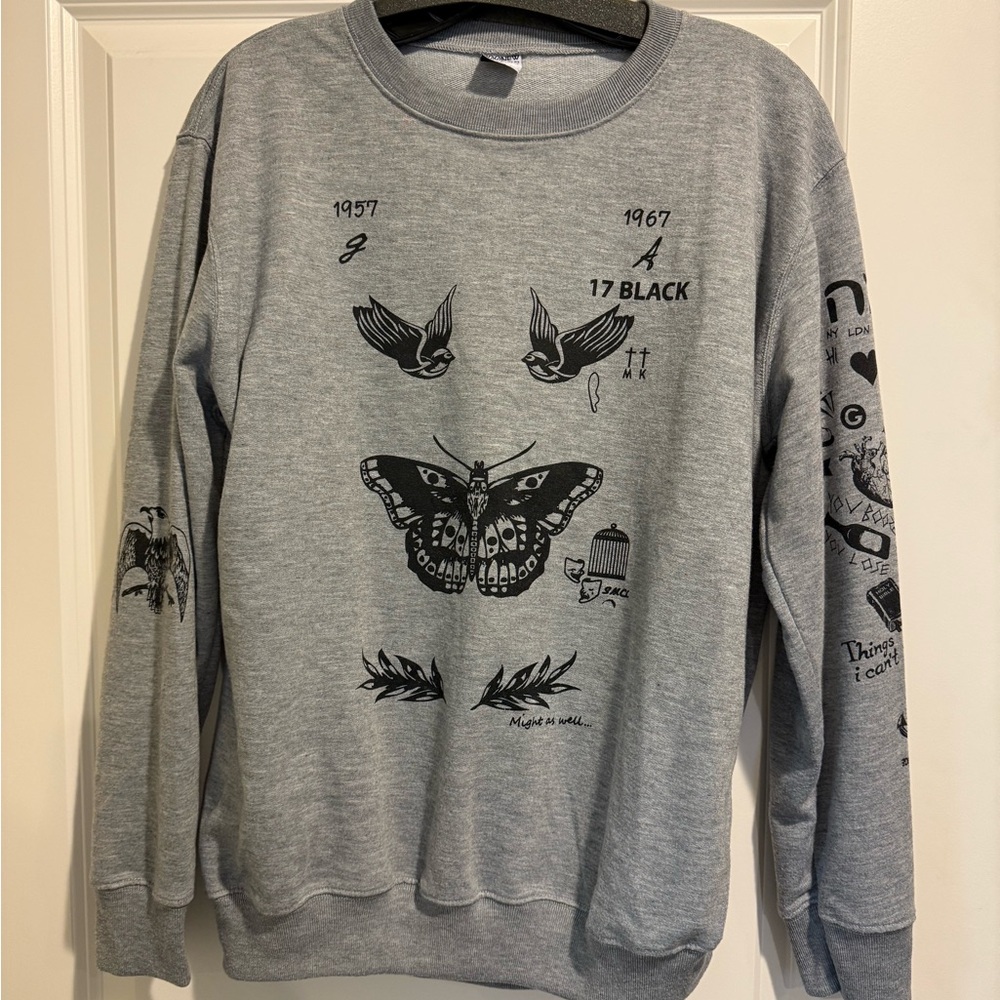 Harry Styles Gray Crewneck